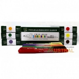 Marcador Yoka perm.Twin Head KM6-12
