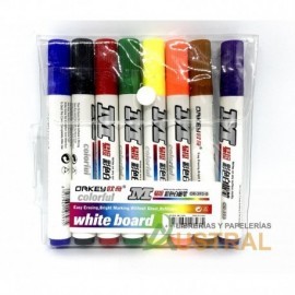 Marcador Dakey M para pizarra x 8c OR-393-8