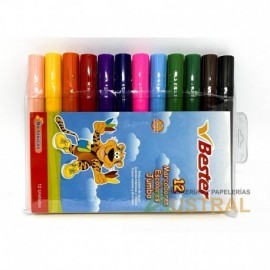 Marcador Bester Jumbo x 12c