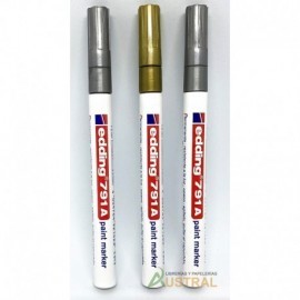 Marcador Edding industrial E-791 punta redonda