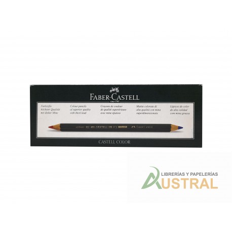 Lápiz Faber Bicolor grueso 873