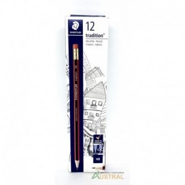 Lápiz Staedtler rojo tradition c/b