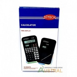 Calculadora científica con reloj Ditech T-105