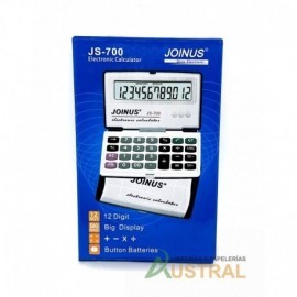 Calculadora Joinus de bolsillo metalica JS-700