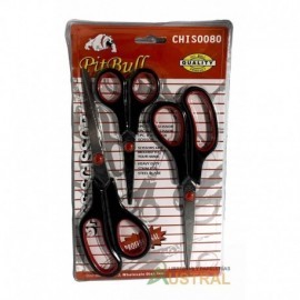Tijera en juego x 3u Pitbull Chis0080/TJD-4