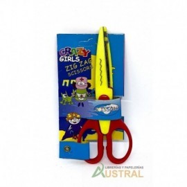 Tijera zig zag Crazy Girls #804171