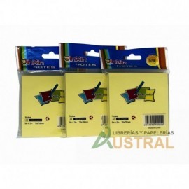 Notitas adhesivas Sticky amarillas 1c 76x76mm 3AY/NOT-2