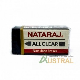 Borrador negro Nataraj mediano Allclear