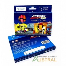 Crayon Artesco Jumbo redondo x 12c