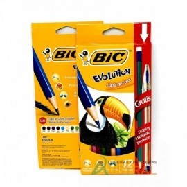 Pintura Bic kids x12 larga evolution coloring