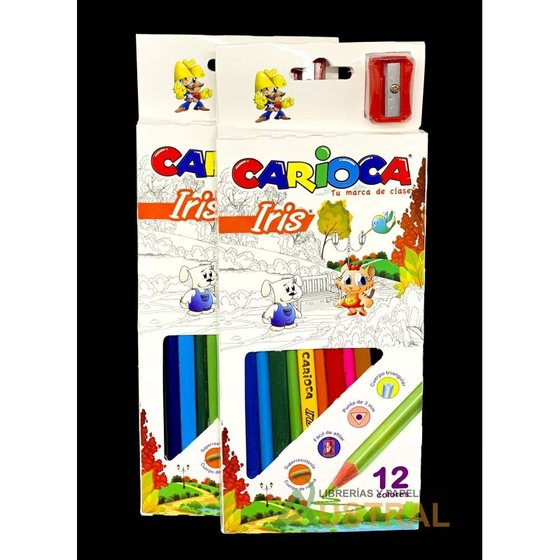 Tiza Color Carioca Baby Maxi x15 (43551) - Batik - Librería & Papelería