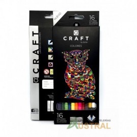 Pintura Estilo Craft triangular x 16c larga