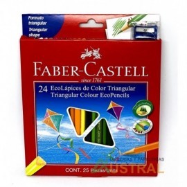 Pintura Faber Castell x 24c larga