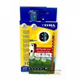 Pintura Lyra x12c larga triangulares delgada Groove