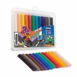 Plastilina Artesco Jumbo x12c Kids estuche