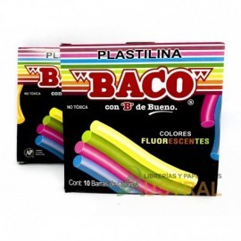 Plastilina Baco x 10c Neon