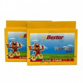 Plastilina Bester x10 colores Jumbo