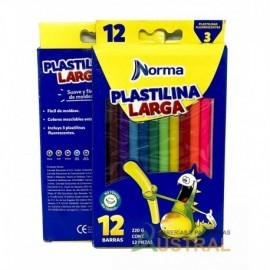 Plastilina Norma x 12c larga 22822/522822