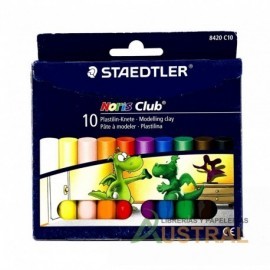 Plastilina Staedtler x10c #8420