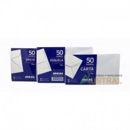 Sobres terrestre T/C 60gr Ideal